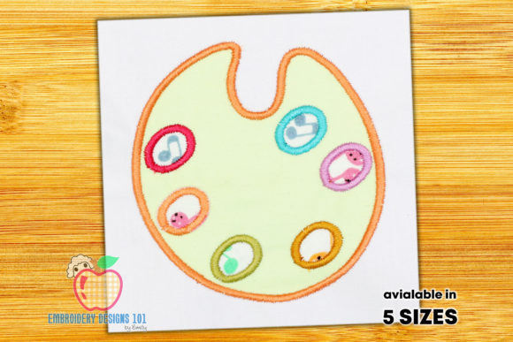 A Color Palette Appliqué for Crafting Kids' Projects