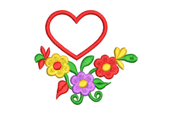 A Designer's Review of Colorful Flowers with Heart