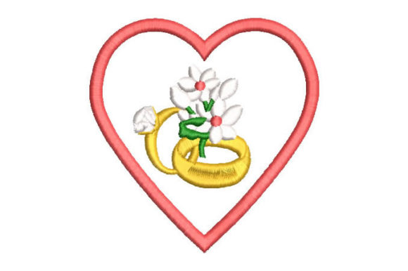 A Practical Review of the Wedding Ring with Heart Embroidery Design