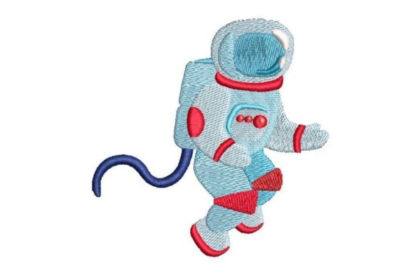 A Real Designer’s Take on the Astronaut Embroidery File