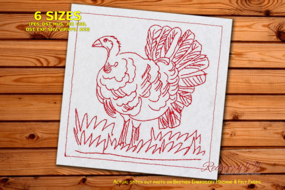A Seasonal Review of the Gamefowl on Grass Embroidery Design