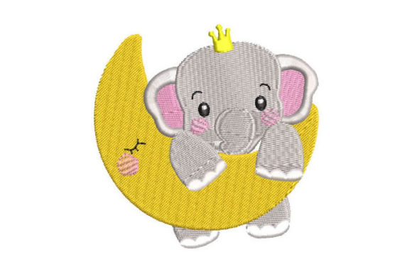 A Sweet Baby Elephant Design for Personalized Gifts