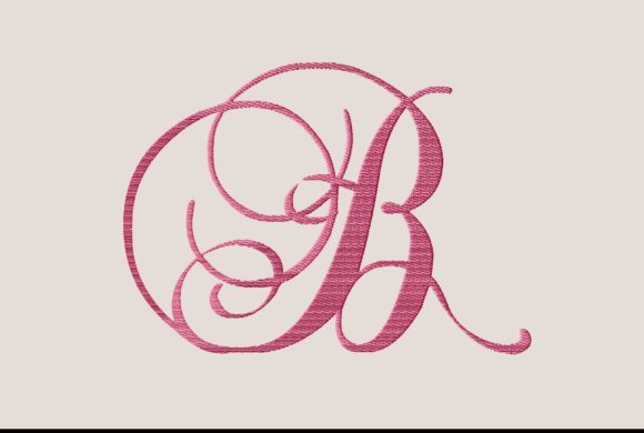 B Monogram Cursive Embroidery Review