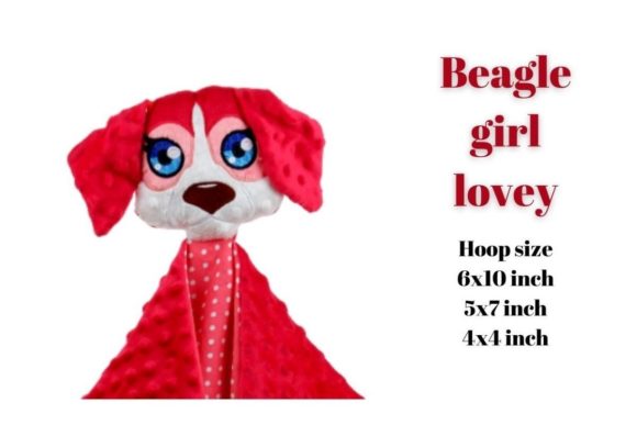 Beagle Girl Lovey Embroidery Design Review