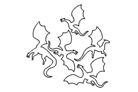 Dragon Coloring Page Embroidery Review