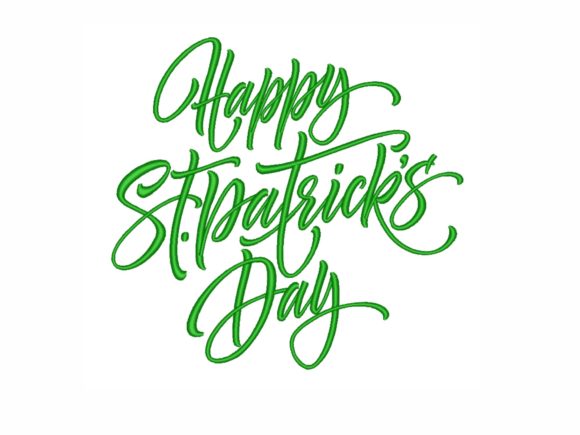 Happy St Patrick s Day Embroidery Review