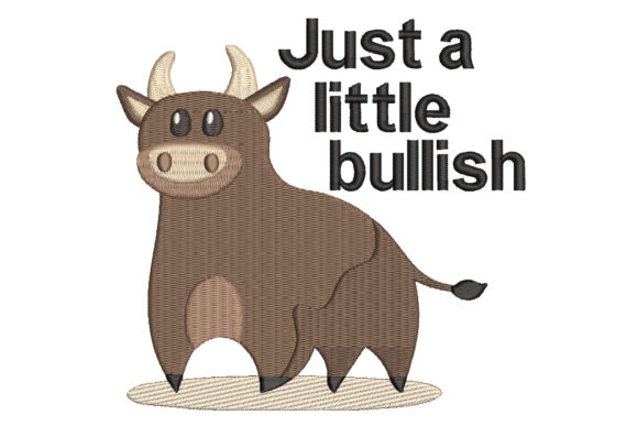 Just a Little Bullish: A Cute Bull for Crafters