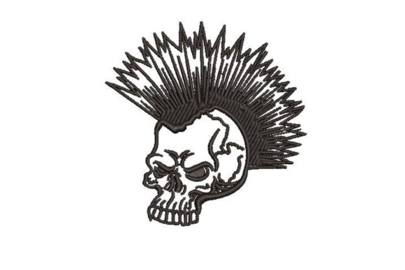 Skull Punk Rocker Embroidery Review