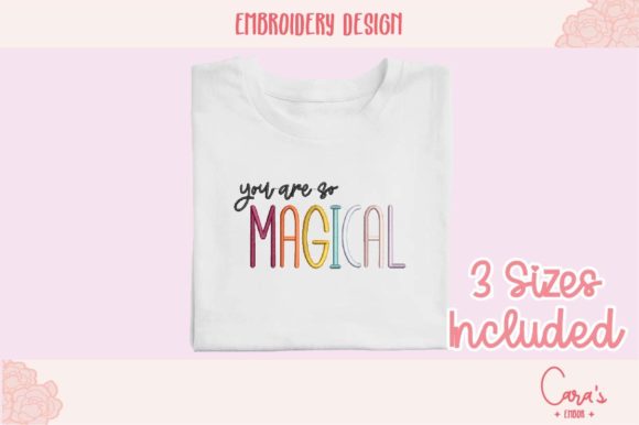 You Are So Magical Embroidery Review
